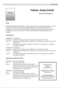 Exemple de CV serrurier-metallier