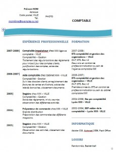 CV Secrétaire comptable  Modèle CV secrétaire Comptable  Exemple Gratuit CV 