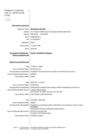 modele de lettre en italien