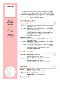 Modèle de CV funcional en espagnol