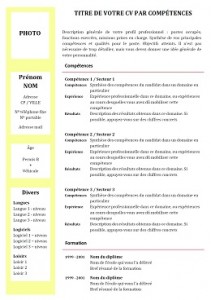 Exemple de CV par compétences à télécharger